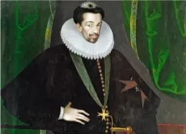  ??  ?? Portrait de Henri III, roi de France, par François Quesnel. Il est assassiné par le dominicain Jacques Clément le 2 août 1589.