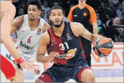  ??  ?? DE VUELTA. Shavon Shields, en un partido con el Baskonia.