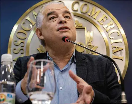  ?? Bruno Rocha - 27.jun.22/Agência Enquadrar/Ag. O Globo ?? O ex-governador Márcio França (PSB), em evento em São Paulo