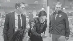  ?? KAREN BALLARD ?? Kevin Bacon ( from left), Mark Wahlberg and John Goodman star in ‘ Patriots Day.’