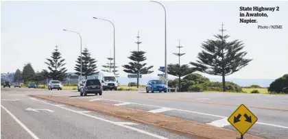  ?? Photo / NZME ?? State Highway 2 in Awatoto, Napier.