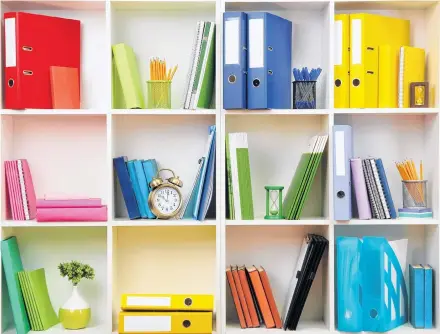  ?? Gina Bell ?? There are plenty of neat ways to create more storage space in your home.