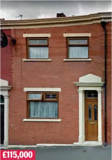  ??  ?? From this: The brothers’ modest childhood home £115,000
