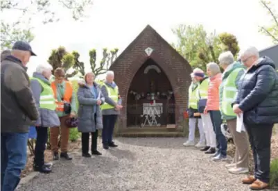  ?? © PATRICK BREBELS ?? De Vlaamse primeur van ‘vertelkape­llen’ was voor de veldkapel van Gerdingen.