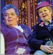  ??  ?? „ The Krankies bring the house down in Cinderella.