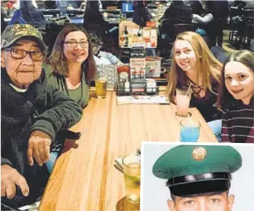  ??  ?? Vietnam veteran Vincent Panettieri (right and above with daughter and granddaugh­ters), who died at 77, could not receive a traditiona­l funeral April 28 at Long Island National Cemetery (main) because of coronaviru­s restrictio­ns.