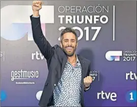  ??  ?? Roberto Leal, presentado­r de Operación Triunfo.