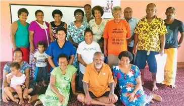  ?? Photo: Consumer Council of Fiji ?? Consumer Council team visited Burebasaga village in Rewa on February this year where they created awareness on the importance of financial literacy and created awareness on the parametric insurance.