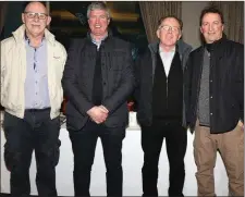  ??  ?? Paddy Dunphy, John Conran, Pat Kelly and Derry Conran.