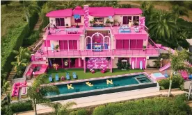  ?? Photograph: AIRBNB/Reuters ?? Barbie's iconic Malibu Dreamhouse is making a return in real life with a three-story lookalike mansion.