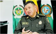  ?? TOMADA DE INTERNET ?? General Fernando Murillo, comandante del Gaula.