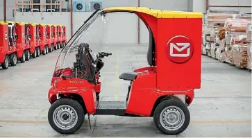  ??  ?? New Zealand Post’s new delivery vehicles will be rolling into Pukekohe soon.