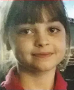  ?? PRESS ASSOCIATIO­N ?? Saffie Rose Roussos was one of at least 22 people killed in Monday’s attack.