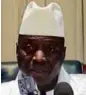  ?? —AP ?? Gambia’s longtime leader Yahya Jammeh goes into exile but not before plundering his country’s coffers.