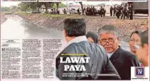  ??  ?? LAPORAN Harian Metro 19 November lalu.