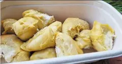  ?? — BIJI BUMI DURIAN ?? Durian susu’s name is derived from the fact that it has very creamy flesh.