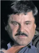  ??  ?? Mexican drug lord Joaquin “El Chapo” Guzman is standing trial over his cartel empire.