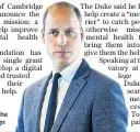  ??  ?? The Duke of Cambridge speaks at a briefing on the progress of the campaign