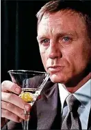  ??  ?? SHAKE UP: Bond, played by Daniel Craig, loves martinis – without olive oil