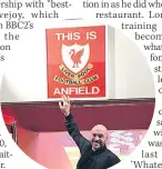  ??  ?? DEVOTED At his beloved Anfield