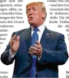  ?? FOTO: VUCCI/DPA ?? Donald Trump feiert sich gerne selbst als Self-Made-Millionär. Dazu gemacht hat ihn offenbar aber sein Vater.