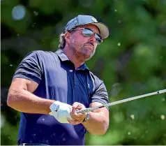  ?? GETTY IMAGES ?? Phil Mickelson is among the US golfers playing in the LIV Golf Invitation­al at Pumpkin Ridge Golf Club.