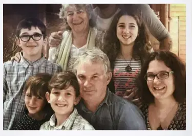  ??  ?? Peter Miles with his wife, Cynda, daughter, Katrina, and her four children, Taye, Rylan, Ayre and Kayden, who were all shot dead on their hobby farm in WA, in what appears to be a murder-suicide.