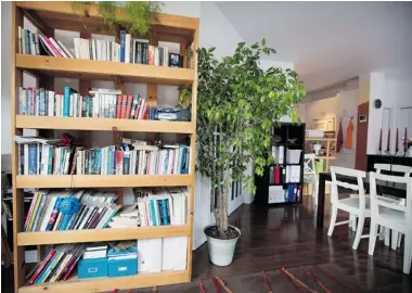  ?? PHOTOS: ALLEN MCINNIS/ THE GAZETTE ?? The french doors in this condo just off Parc Jeanne-Mance provide a feeling of “spaciousne­ss,” says the owner.