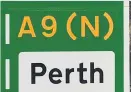  ??  ?? Resurfacin­g Drivers on the A9 should be aware