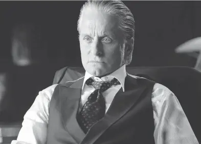  ?? 20TH CENTURY FOX ?? Michael Douglas, pictured as Gordon Gekko in Wall Street: Money Never Sleeps, says claims of sexual misconduct from three decades ago are a “complete lie” and he’s speaking out ahead of any published complaint.