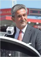  ??  ?? Ted Leonsis envisions a day when people come to arenas to eat, watch events and bet.