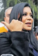  ?? /ÁNGELES GARCÍA ?? Monserrat Caballero de Tijuana
Ramírez, alcaldesa