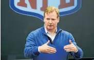  ?? Phelan M. Ebenhack / Associated Press ?? The tax-exempt National Football League paid Commission­er Roger Goodell $11.6 million in fiscal 2011.