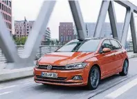  ?? FOTO: HERSTELLER ?? Die sechste Generation des VW Polo steht ihren Vorgängern in nichts nach und punktet mit Funktional­ität und Design.