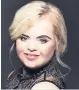  ??  ?? A TOP model with Down’s Syndrome is blazing a trail for others with disabiliti­es.Kate Grant, 20, left, from Cookstown in Co Tyrone, has become a brand ambassador for cosmetics giant Benefit, receiving nearly 5,000 likes on its Instagram account.