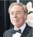  ??  ?? Andrew Lloyd Webber.