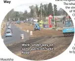  ?? ?? Work under way on some parts of Seke Road