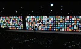  ??  ?? Apple’s Craig Federighi addressing IOS apps on the Mac at WWDC.