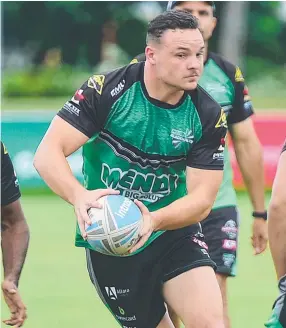  ?? RECOVERED: Jaelen Feeney at Blackhawks training. Picture: SCOTT RADFORD- CHISHOLM ??