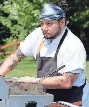  ?? ?? “Top Chef: Wisconsin” contestant Kenny Nguyen served the least-favorite dish at the cheese festival Eliminatio­n Challenge, sending the chef packing his knives.