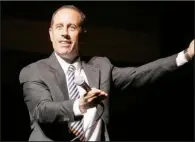  ??  ?? Jerry Seinfeld performs Friday at Memphis’ Orpheum Theatre.