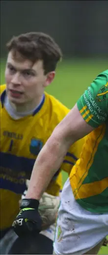  ??  ?? Top-scoring forward Daire Bolger reacts after scoring the match-winning goal for Rathgarogu­e-Cushinstow­n.