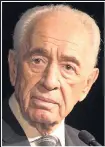  ??  ?? Peres was ‘true patriot’