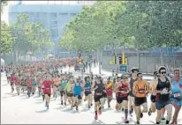  ?? FOTO: FCBARCELON­A ?? Los aledaños del Camp Nou, una fiesta del ‘running’