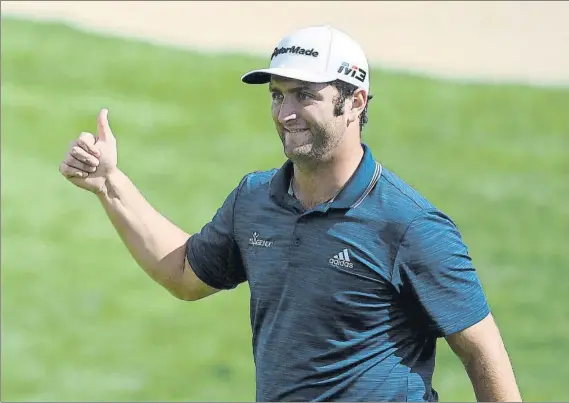  ?? FOTO: GETTY ?? Lo tiene cerca el de Barrika Jon Rahm es tercero a dos golpes de la cabeza. Para el golfista vasco sería todo un orgullo ganar el campeonato de su país, esto es, el Open de España