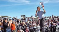  ?? TAMIR KALIFA/NEW YORK TIMES FILE PHOTO ?? Rep. Beto O’Rourke, then-Democratic candidate for Senate in Texas, speaks at a 2018 campaign event in Murphy, Texas. The art of inspiring online donors is key to understand­ing who has an edge in the 2020 race.