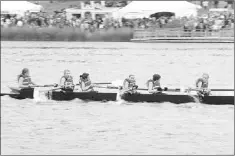  ?? — File photo by Gary Hebbard/the Telegram ?? Introduced as an exhibition event at last year’s Royal St. John’s Regatta were a squirts race for boys and girls 11 and 12 years of age.