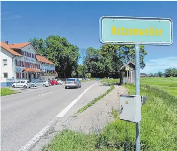  ?? FOTO: ARC ?? Die Verkehrssi­cherheit an der L 320 im Bereich Hatzenweil­er war erneut Thema im Ortschafts­rat Niederwang­en.