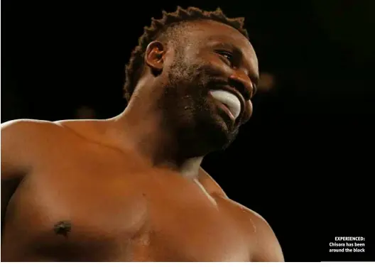  ?? Photo: ACTION IMAGES/ANDREW COULDRIDGE ?? EXPERIENCE­D: Chisora has been around the block