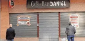  ?? EFE ?? Local cerrado por la crisis en Salamanca